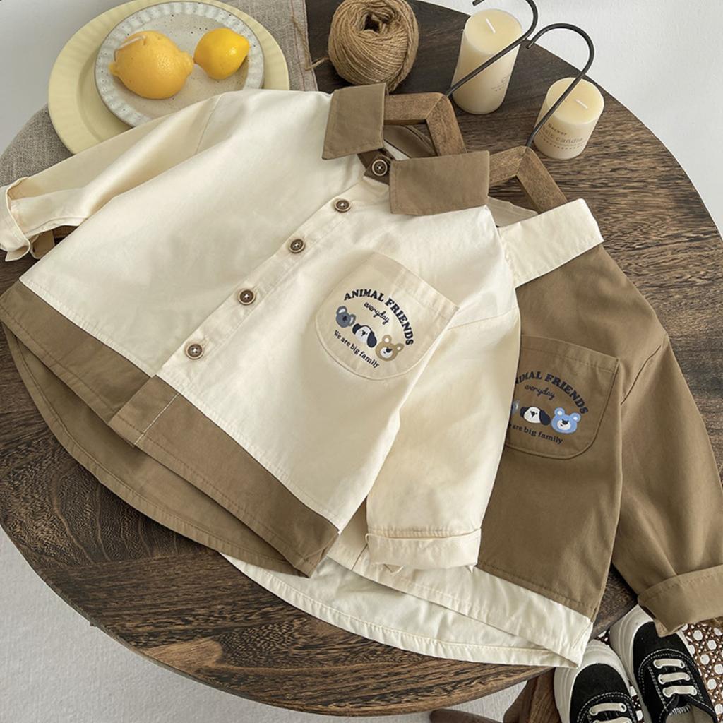 Dětská ležérní souprava s dlouhým rukávem, pohodlné každodenní oblečení