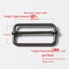 Stainless Steel Adjustable D-Ring Buckle - Copper Three-Speed Wire Pull Design