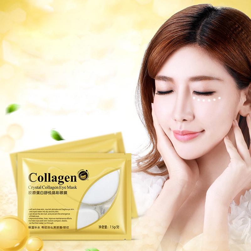 Cheap Eye Mask Gold Collagen Eye Masks AntiPuffiness Dark Circles Anti Aging Moisturizing Eye
