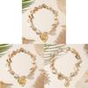 Bohemian Shell Necklace For Women With Heart And Sun Pendant Design For Casual Summer Style