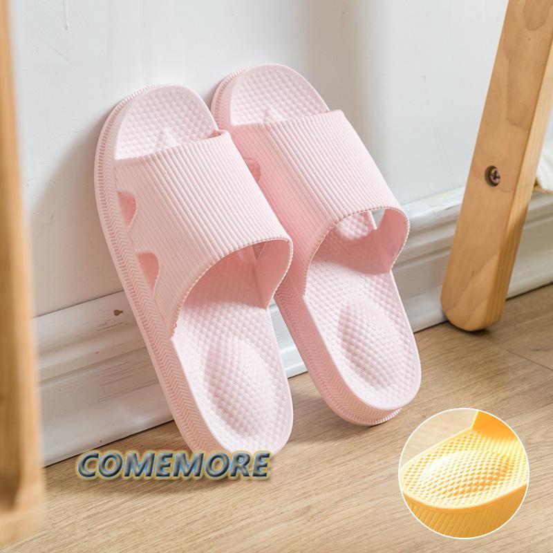 Fashion Big Size EVA Massage Slippers Men Women's Home Slippers Outdoor Beach Shoes Couples Sandals Light House Bathroom Non-slip Slides