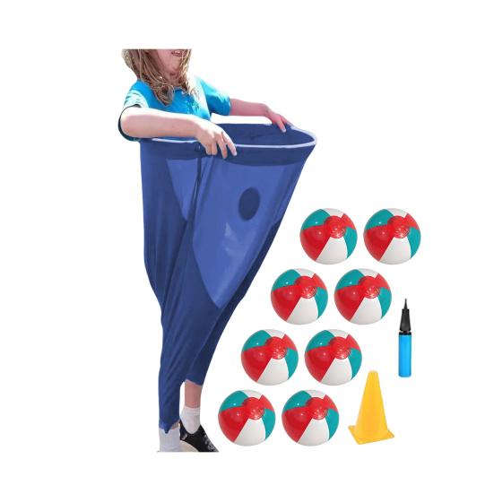 Hra na dvorek Granny Pants Set Obří venkovní hry s míči a kužely Zábavné trávníkové hry pro rodinná setkání, večírky, pikniky