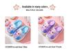 Girls' Winter Cotton Slippers - Soft Plush, Non-Slip Indoor Shoes for Middle & Big Kids