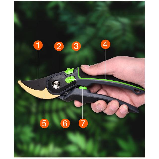 Garden Pruning Shears Stainless Steel Pruning Tools Garden Tools Scissors Cutter Fruit Picking Weed Home Potted Branches Pruner