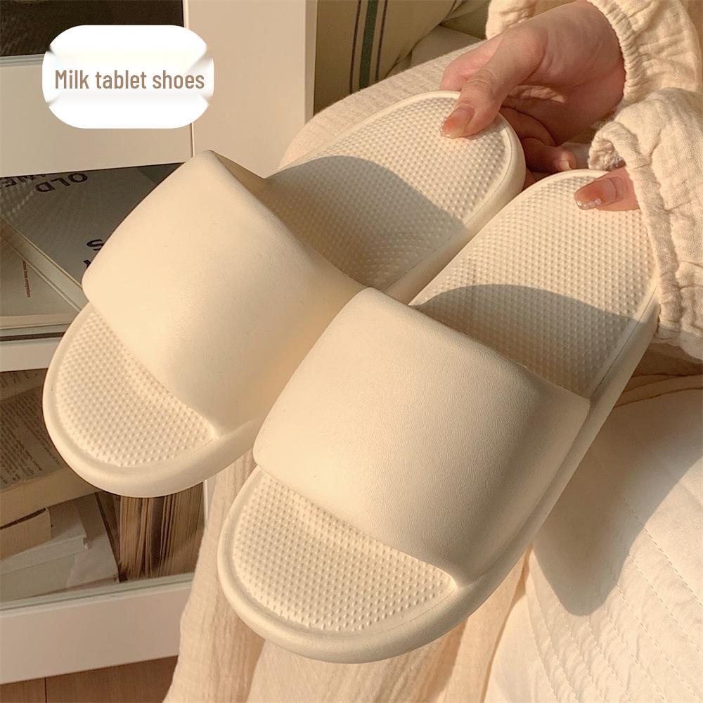 Weiche & Haftende Damen-Outdoor-Slipper: Einfarbige, lässige Sommersandalen mit einzigartigem Tragegefühl und rutschfester Sohle.