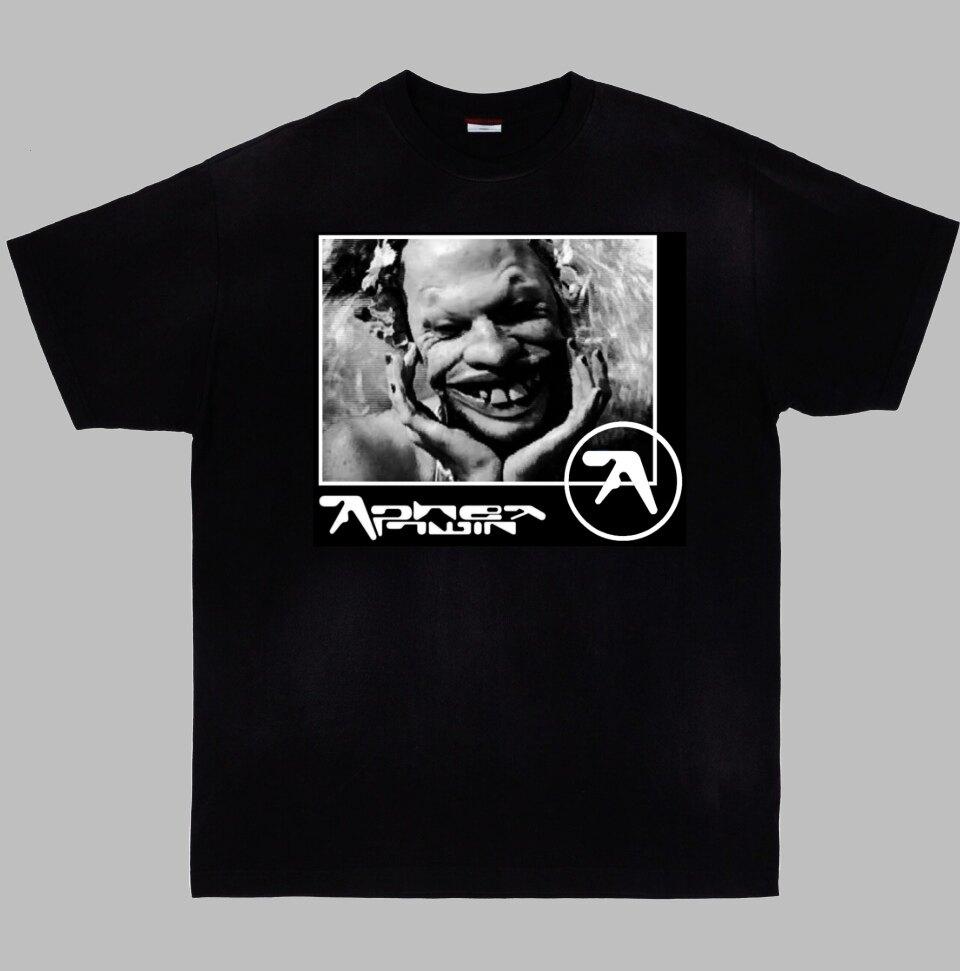 Aphex Twin Windowlicker Muzyka New Wave Sztuka Styl Retro Letnia Codzienna Koszulka Unisex i Damska Luksusowa Marka