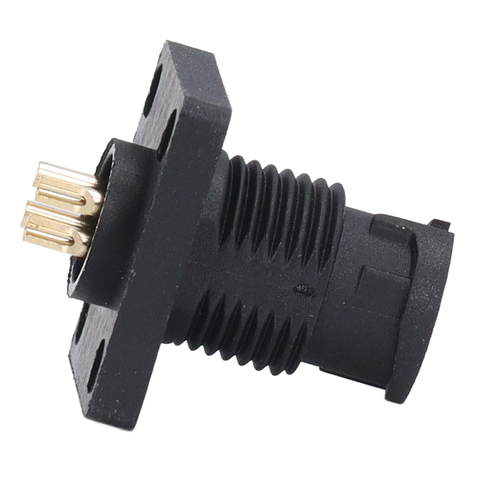 

5 Pcs 4 Pin Square Flange Connector IP67 Waterproof Welding Wiring Buckle Locking Aviation Cable