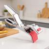 Pince ergonomique pour bol, Pince anti-brûlure pour plats chauds, Poignée de transport pour fours, friteuses à air et cuiseurs vapeur