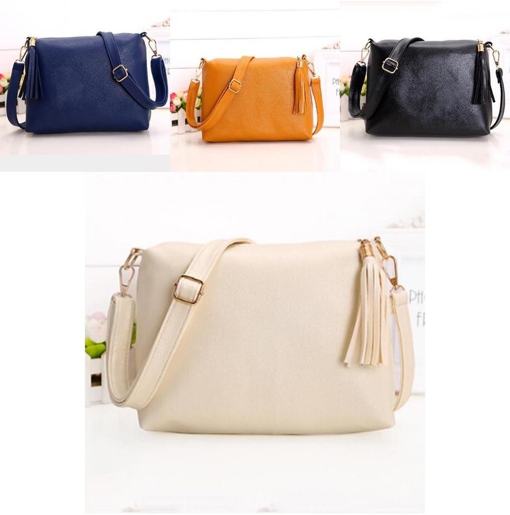 Women's Shoulder Bag With Elegant Tassel Detailing And Single Root Shoulder Strap