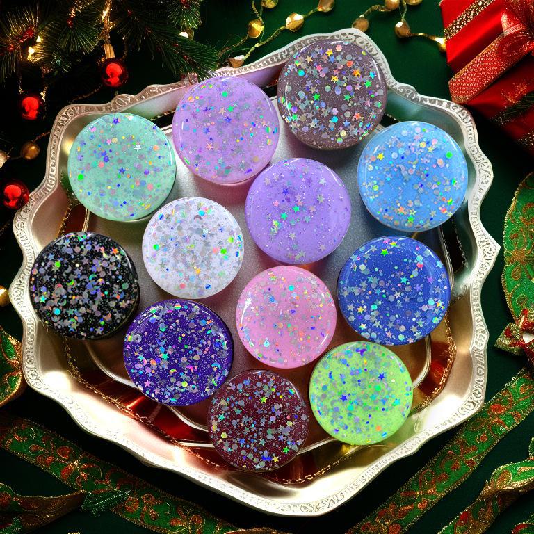 Suport de birou retractabil Starry Sky pentru telefoane și tablete - Include autocolante Flashback