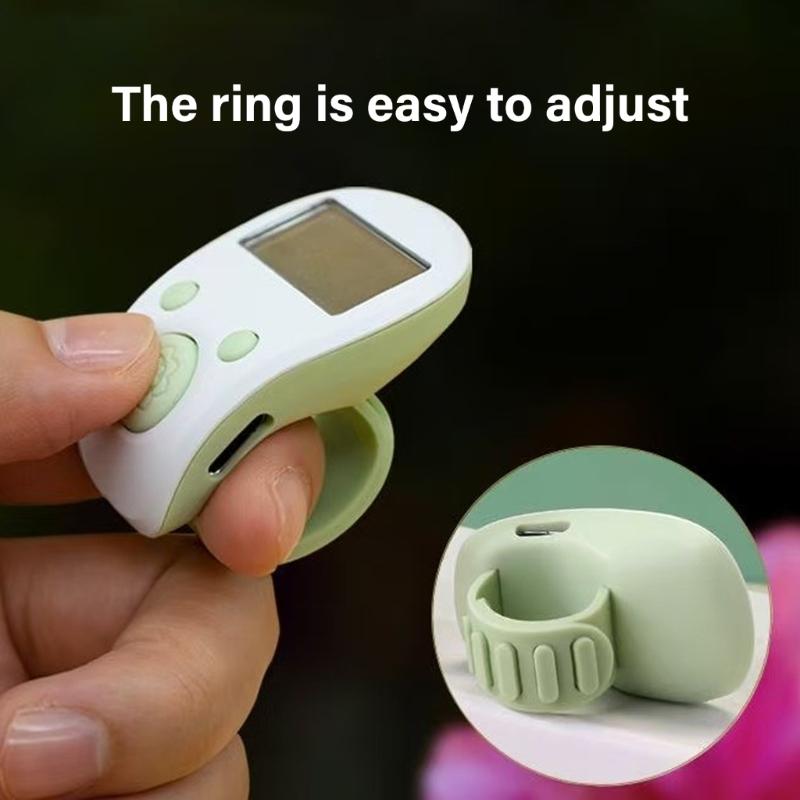 Plastic Point Marker Row Finger Counter Electronic Digital Tally Counter For Sewing Knitting Weave Tool