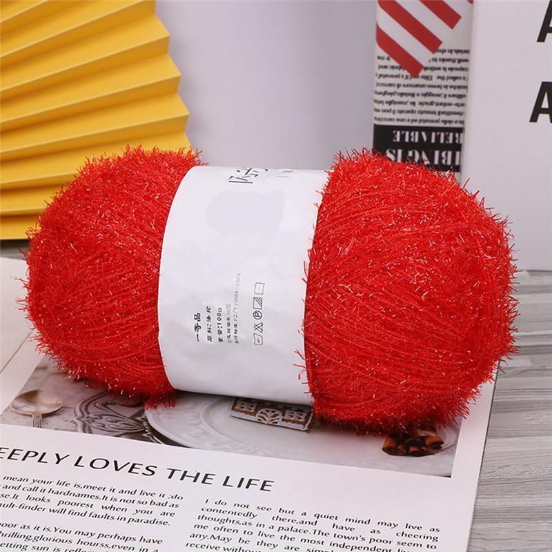 Good-Glass Yarn DIY Hand-Woven Gold Yarn Braided Bright Yarn