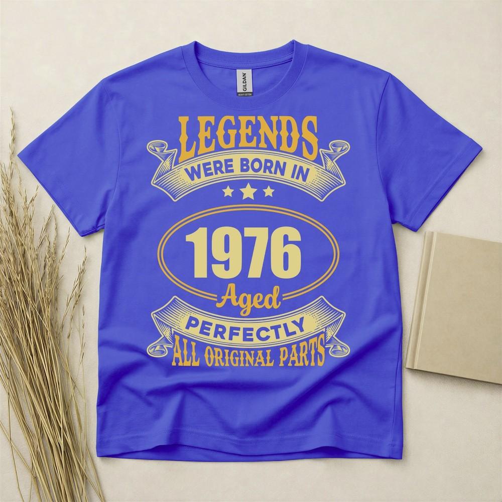 50ste Verjaardag Shirt Geboren In 1976 50 Jaar Oud Cadeaus Perfect Gerijpt T-shirt Vijftig