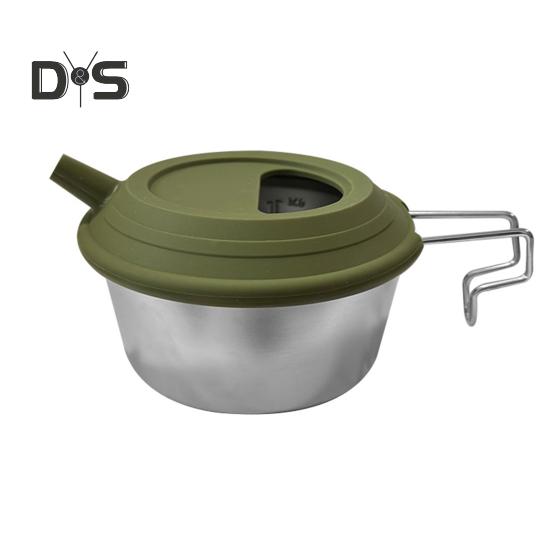 Silicone Camping Sierra Cup Lid High Low Temperature Resistant Portable Universal Outdoor Salad Bowl Tea Coffee Hand Pot Cover