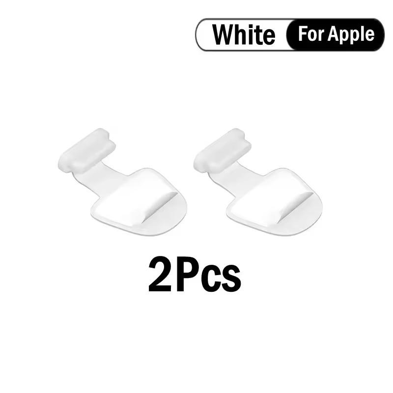 2/4/6Pcs Charging Port Anti-Dust Dirt Plug for iPhone Samsung USB Type-C Port Protector Silicone Dustplugs Cover Anti-Lost Cap