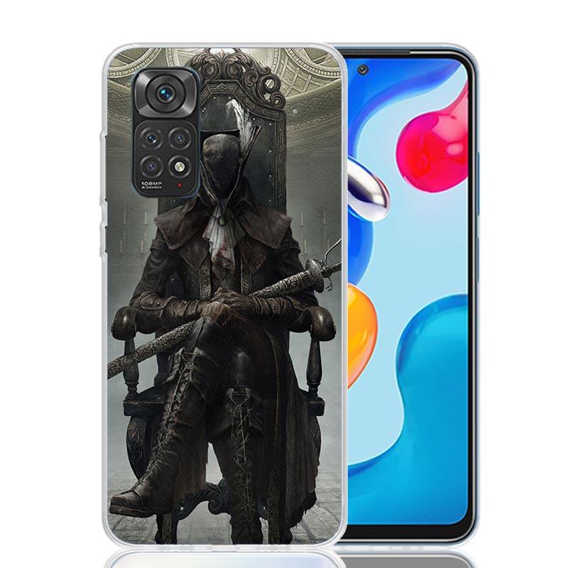 Bloodborne Game Phone Case For Xiaomi Redmi Note 13 14 15 Pro Plus 12S 12 14S 11S 11E 10 10S 11 11T 5G 4G Cover Coque Redmi Note