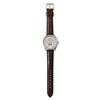 MASTER WORKS Quattro 004 MW21SI-ACDBO8 Men's Watch, Made In Japan, Quartz Movement, 40mm, Leather Strap, Moon Phase, Brown