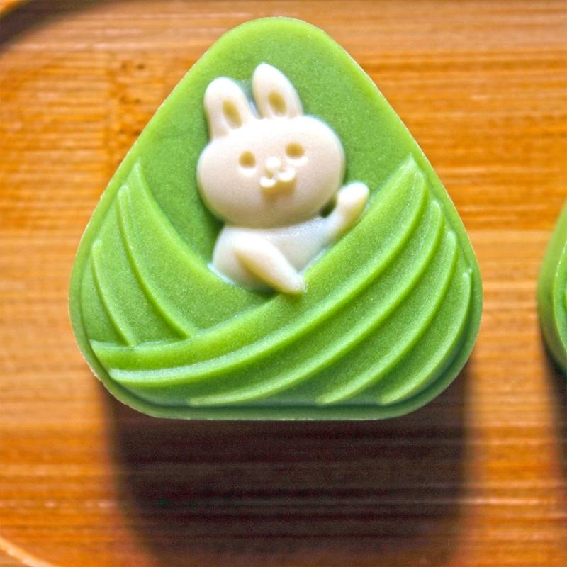 Traditionelles Set Mungobohnenkuchenformen Dessert-Formwerkzeug Backformen Dessert-Presswerkzeug Geeignet für Backwaren