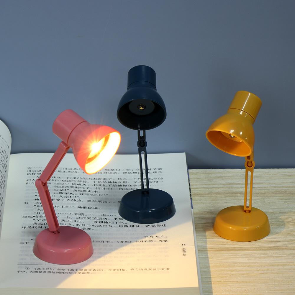 Lighting 360° Rotating Doll Accessories Mini Reading Lighting Dollhouse Table Light Toy Furniture