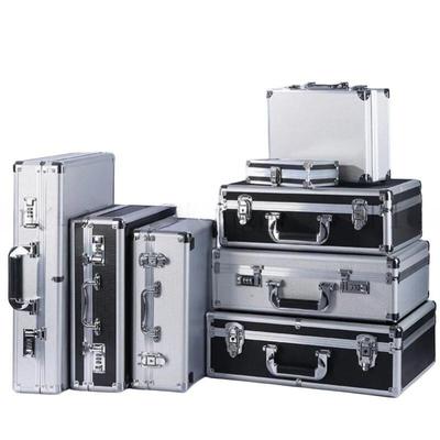 Cassetta degli Attrezzi Portatile con Serratura Valigetta in Alluminio Portatile Sicurezza con Password Stoccaggio Strumenti Attrezzatura da Viaggio