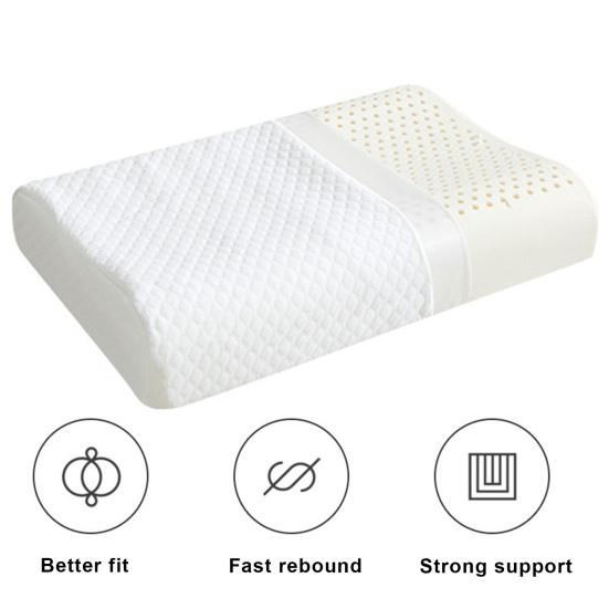 Polštář z paměťové pěny, ultra měkký, odolný proti opotřebení, luxusní, lehký, úleva od bolesti, prachotěsný, podpora krku, latexový polštář