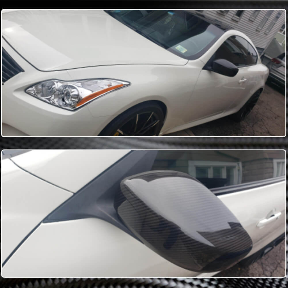 Covers for Mirrors (Carbon) for Infiniti G25/G35/37 (V36/CV36) 2006-2015