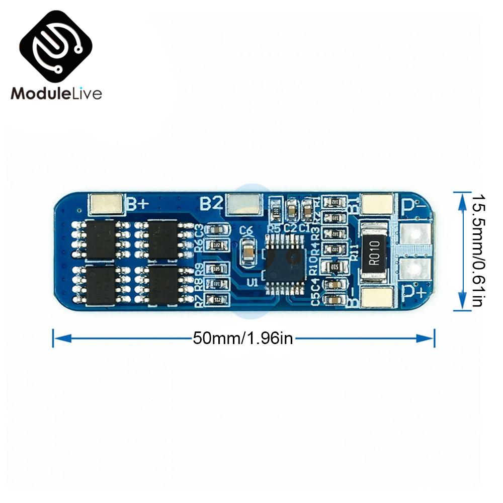 3S 12V 18650 Lithium Battery Protection Board 11.1V 12.6V Anti-overcharge Over-discharge Peak 10A Over-current Protection