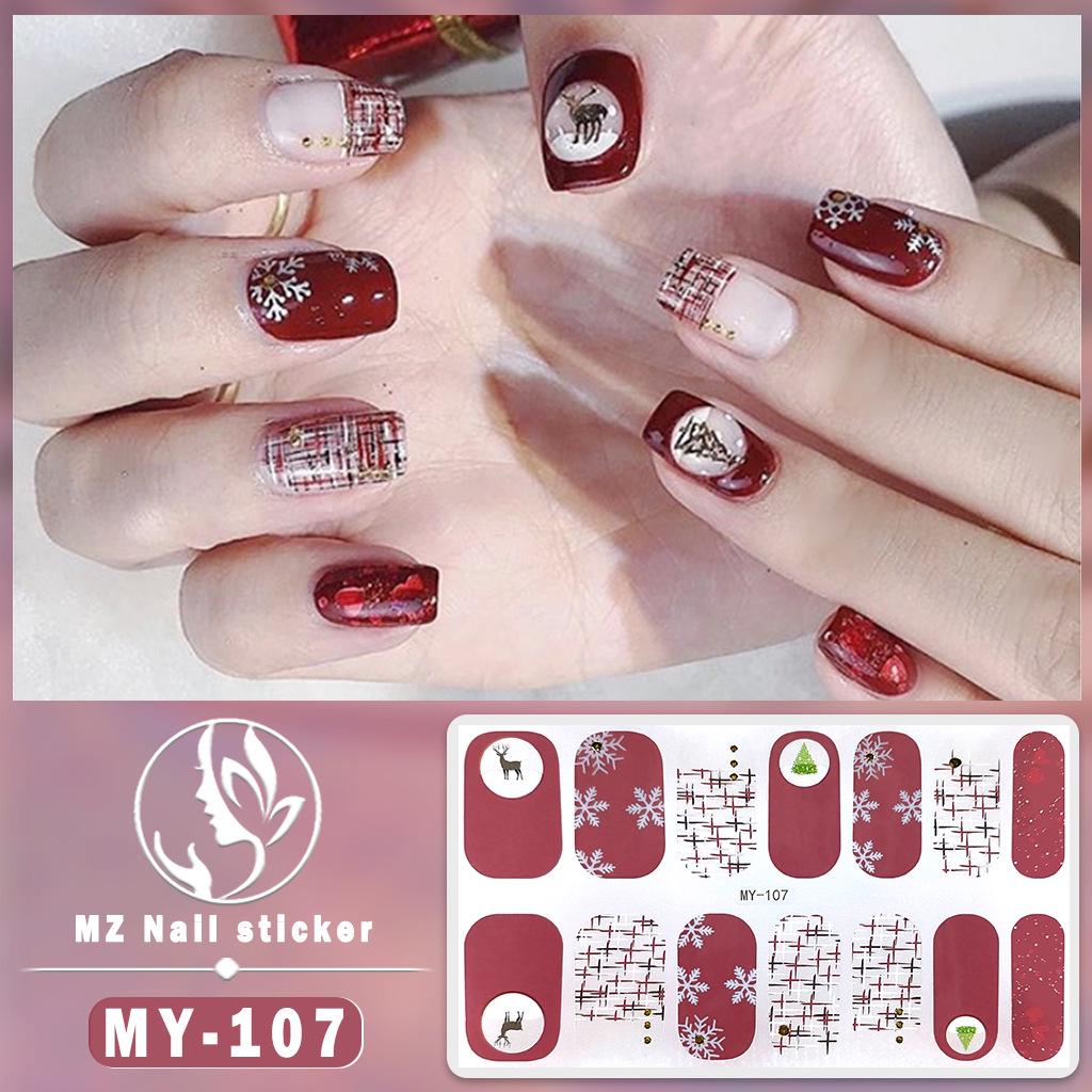 3D Waterproof Gel Nail Polish Film – Diamond & Laser Nail Art Stickers