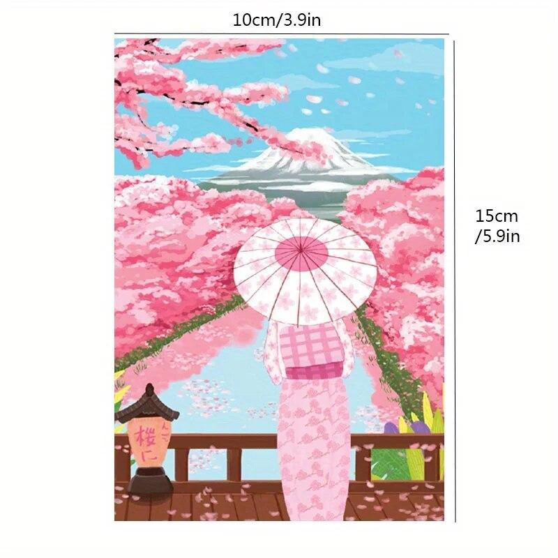 Famous Oil Painting Series Under Mount Fuji 150 Mini Test Tube Puzzle Travel Puzzle for Children Kids Adult Puzzle YC-M