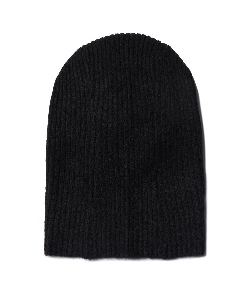 MUSINSA STANDARD WOMAN Women'S Soft Boucle Knit Balaclava [Black]