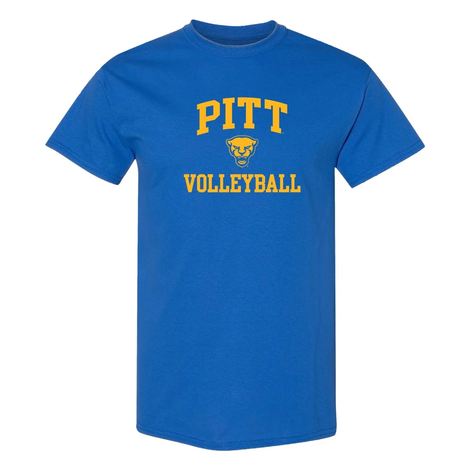 Pittsburgh Arch Logo Volleyball T-Shirt - Royal 4XL