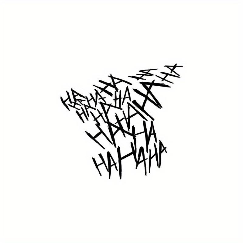 1pc Letter Graphic Car Sticker