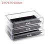 Multi-layer Jewelry Storage Box, Transparent High-end Ring, Stud Earrings, Necklace, Storage Display Rack, Drawer, Jewelry Box.
