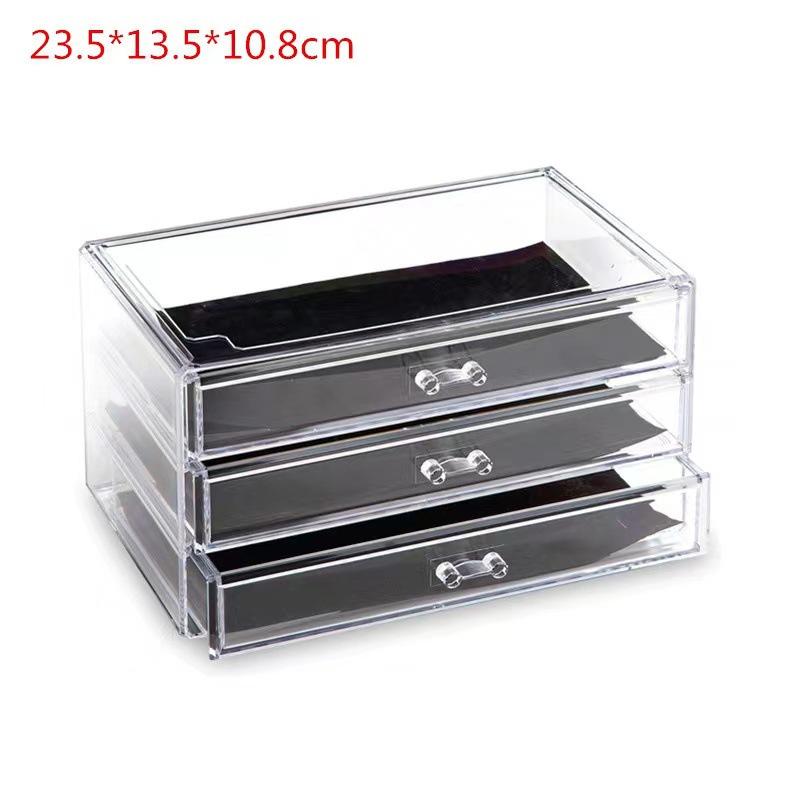 Multi-layer Jewelry Storage Box, Transparent High-end Ring, Stud Earrings, Necklace, Storage Display Rack, Drawer, Jewelry Box.