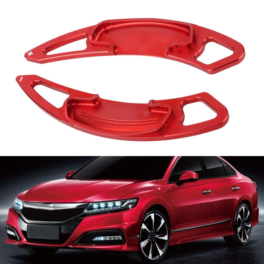 Steering Wheel Paddle Shifter Extension 2 Pcs Aluminum Car Steering Wheel Shift Paddle
