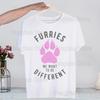 Meme Funny Fur Furry Cute T-Shirt  Unisex Unisex Anime Cartoon Design  Unisex Tee Shirt Homme Summer Tops Short Sleeve Vintage Style Shirt