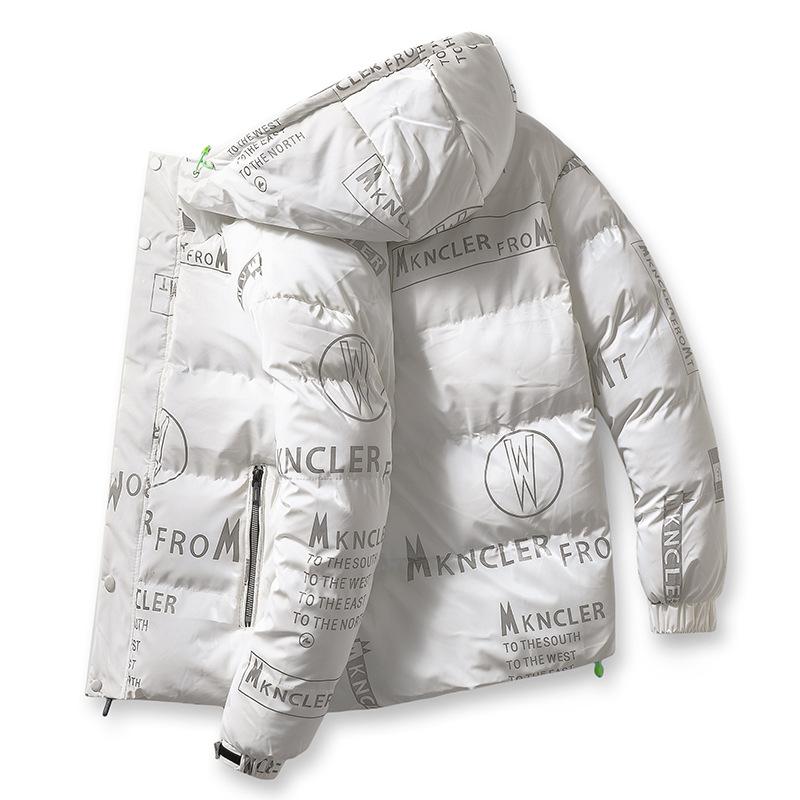 Nová pánská bavlněná bunda na podzim a zimu, ležérní a módní volný svrchní oděv, top