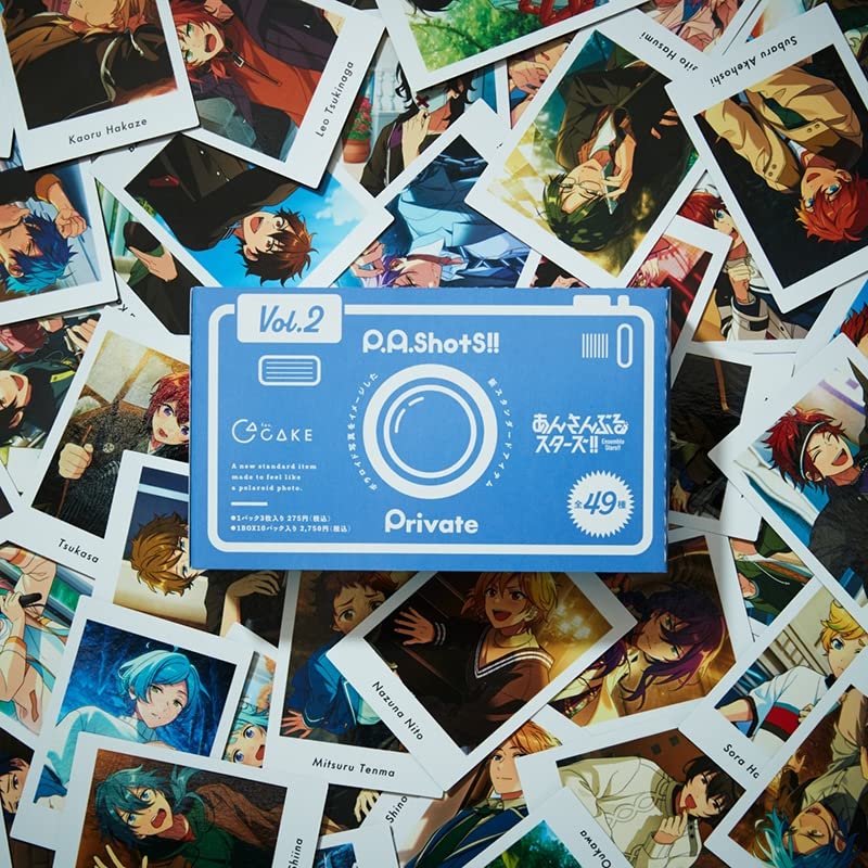 

Ensemble Stars P.A.shots Vol.2 Приватные Ensemble Stars Пашаты Товар в коробке 1 коробка 10 пачек №2 Приватные