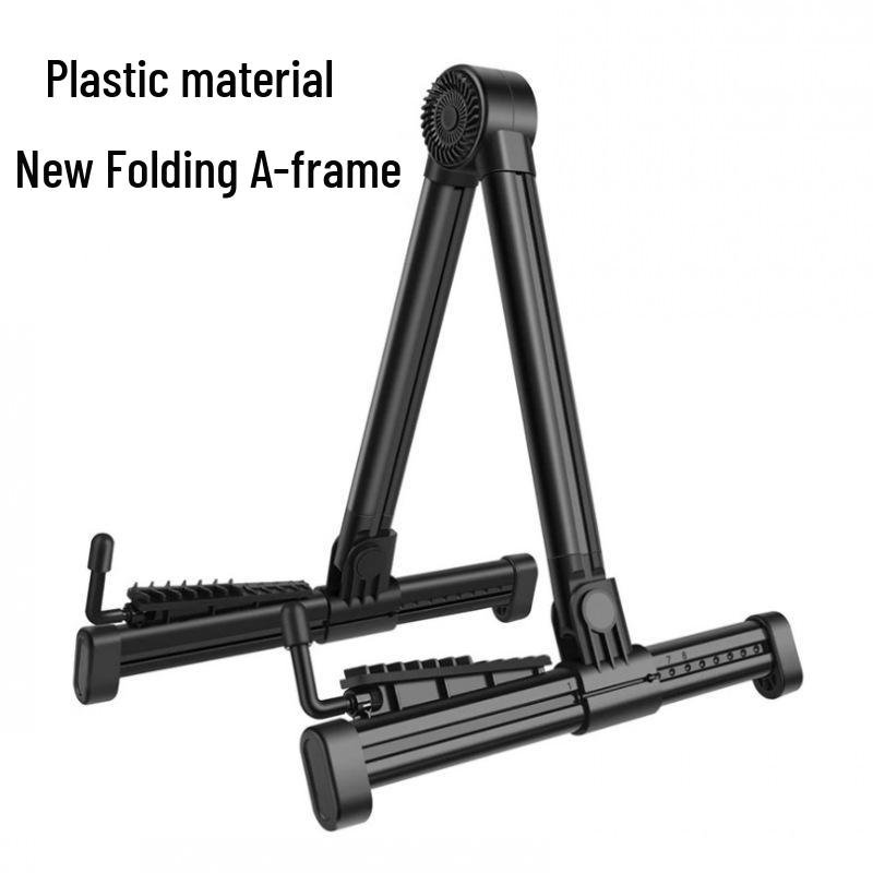 Compact Lightweight ABS Guitar Stand for Acoustic, Classical, and Electric Guitars 01