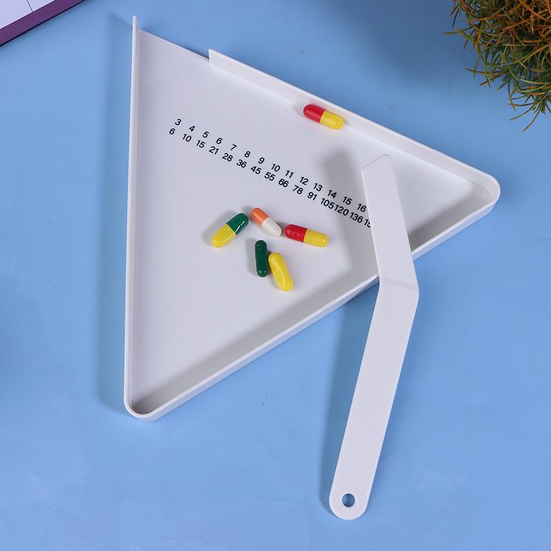 Zählbrett für Tabletten Tablettenzähler Spender Tablettenplatte Teiler Mit Spatelwerkzeug Für Apothekenhelfer Arzt Apotheker