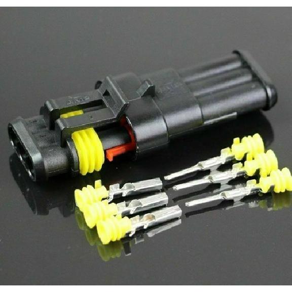 Boat Motorcycle ATV Electrical Wire Connector Terminal Plug 4/3/2 Pin IP68 15KIT