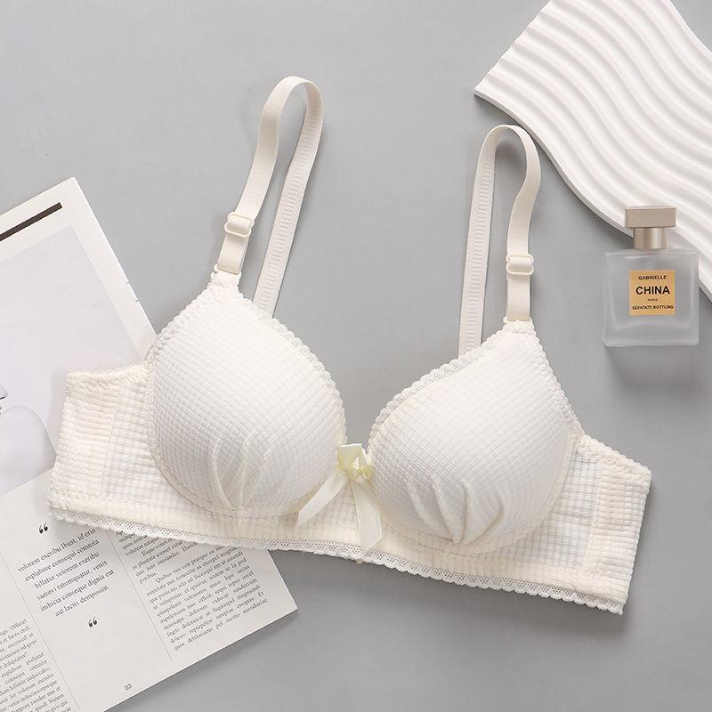 Wireless Bras Solid Backless Push Up Bras For Women's Bras Sexy Fashion Lady Bras Beauty Lingerie Girls Simple Bras 32/75AB Bra