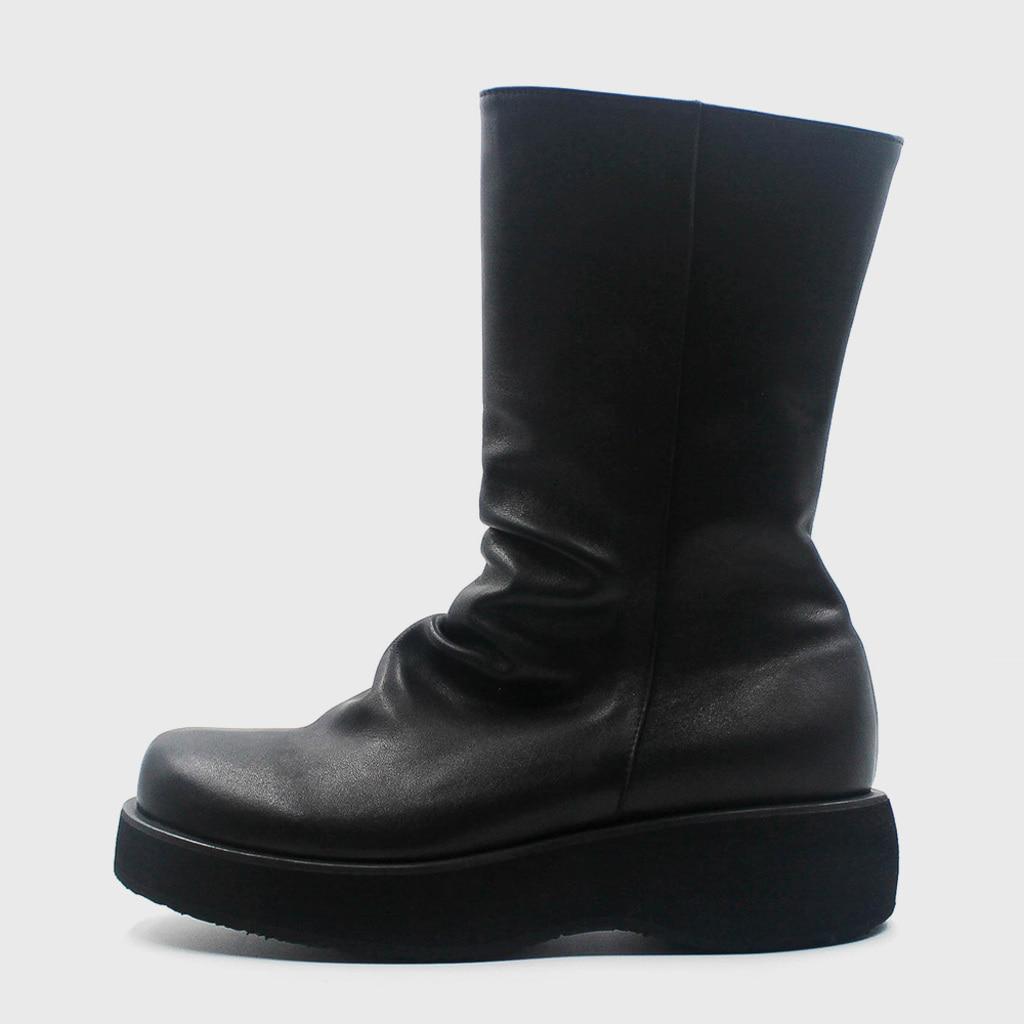 Coreofalchemy Zip Fortress Vibram Platform Chelsea Boots