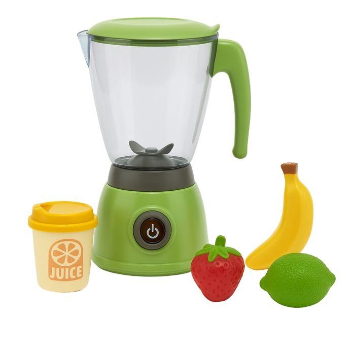 Jouet Blender Sonore et Lumineux, Fonctionnel avec Fruits et Tasse, Tourne Réellement, À Piles, Dès 3 Ans