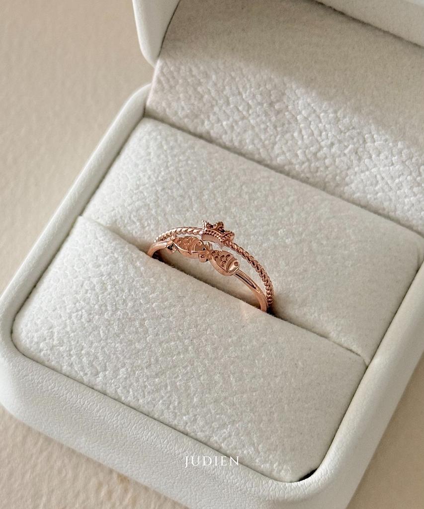 Judien 10K 14K 18K Phineas Fish Crown Ring