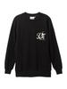 Yutinggolpeu Ut Embroidered Sweatshirt Black