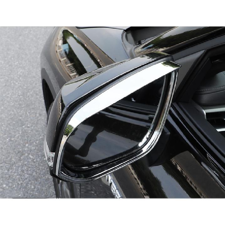 For Toyota Corolla Cross   Chrome Rearview Mirror Rain Eyebrow Cover