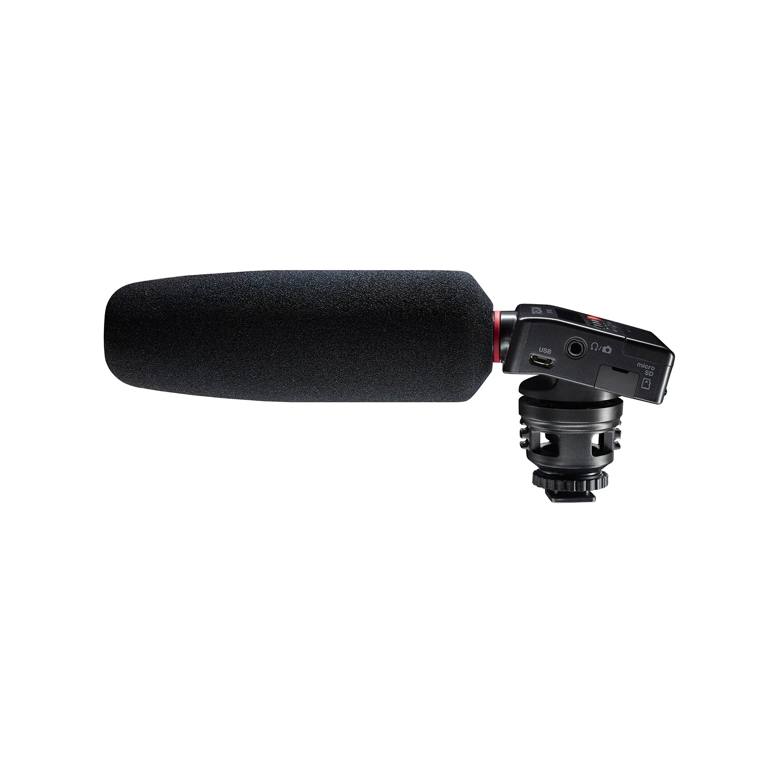 

TASCAM DR-10SG Linear PCM Recorder for Cameras with Shotgun Microphone On-Camera Windscreen Included Youtube Vlog Interview Narration Recording