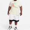 Nike Swoosh Letter Print Ribbed Crew Neck Short Sleeve T-Shirt Men Tops Off-White FN0809-113