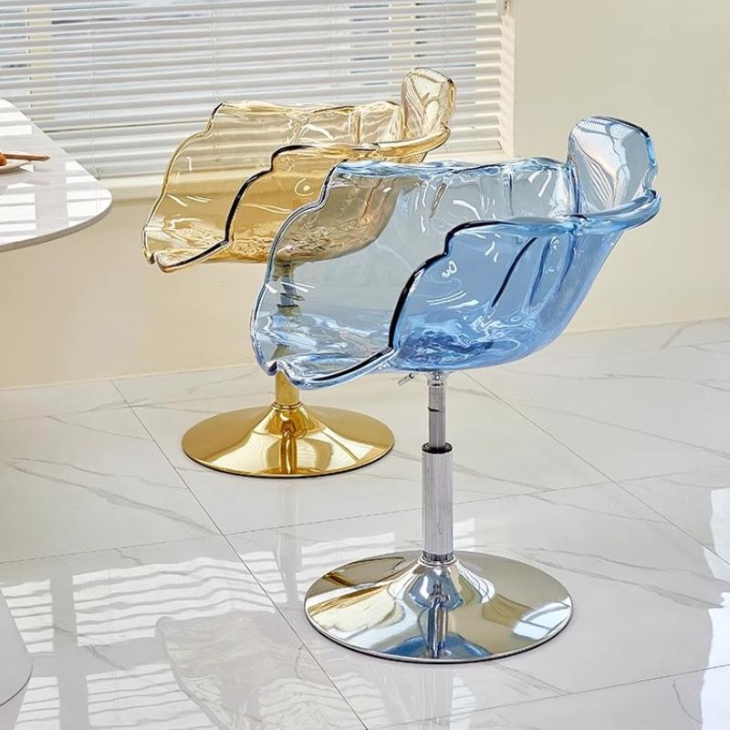 Adjustable Dining Chair Luxury Nordic Plastic Armchairs Portable Creative Chairs Home Dining Room Decorative Chair Furniture